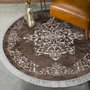 Conceptum Alfombra de Pasillo Marrón 100 x 100 cm